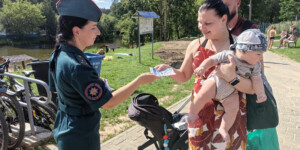 Рейды по водоемам города проводят могилевские спасатели