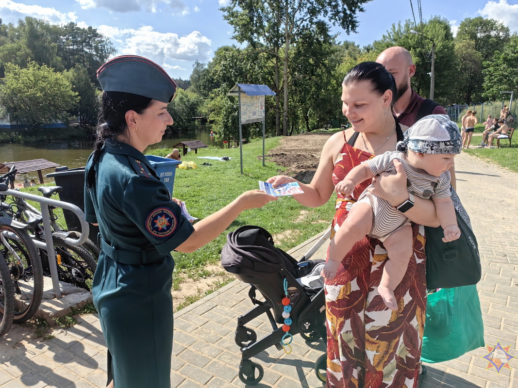 Рейды по водоемам города проводят могилевские спасатели