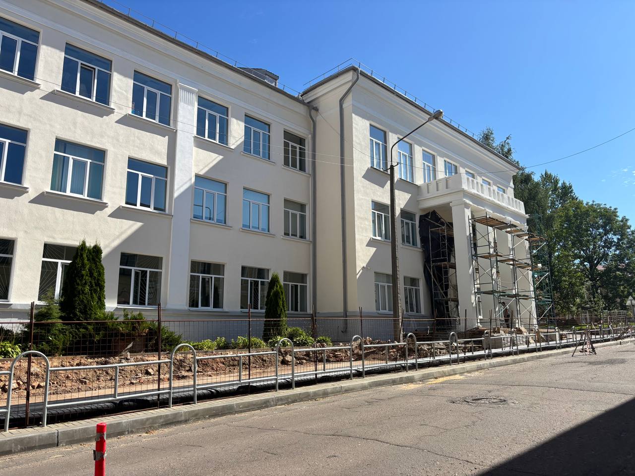Завершается капитальный ремонт здания специальной школы № 1 Могилева