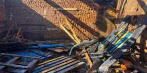 В Быховском районе пожар в сарае произошел из-за сжигания мусора