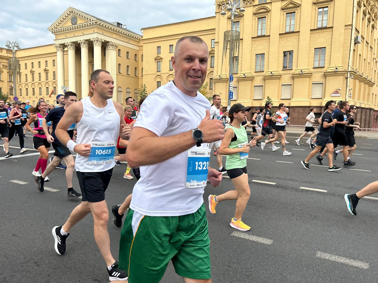 Милиционеры Могилевщины участвовали в Минском полумарафоне