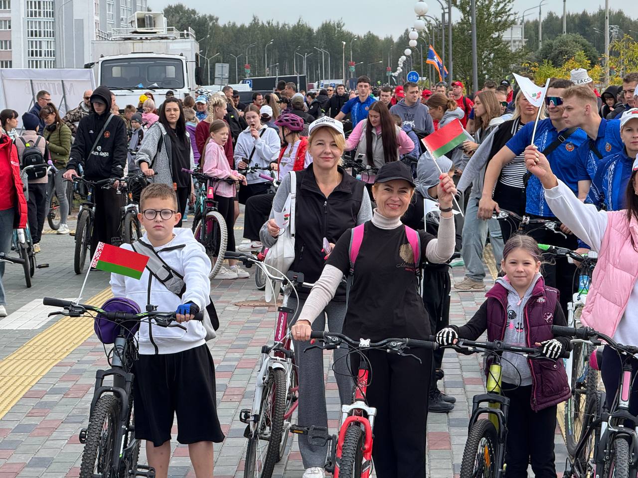 Большой велопробег собрал тысячи участников в Могилеве. Фото