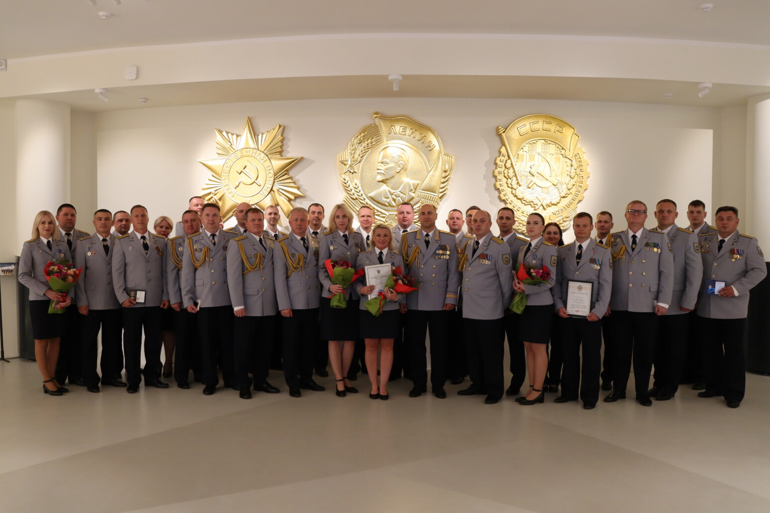 Торжественное мероприятие, приуроченное ко Дню сотрудника органов предварительного следствия и годовщине образования СК РБ, прошло в Могилеве. Фото