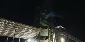 Зерносушильный комплекс горел в Быхове