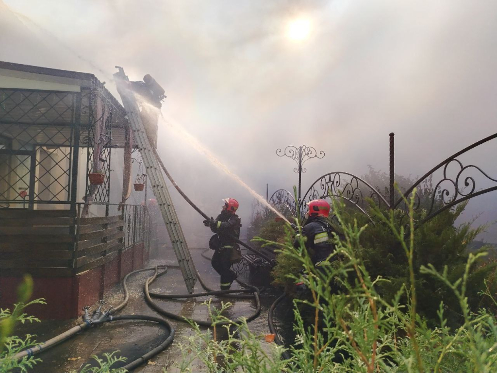 В Бобруйске горело кафе