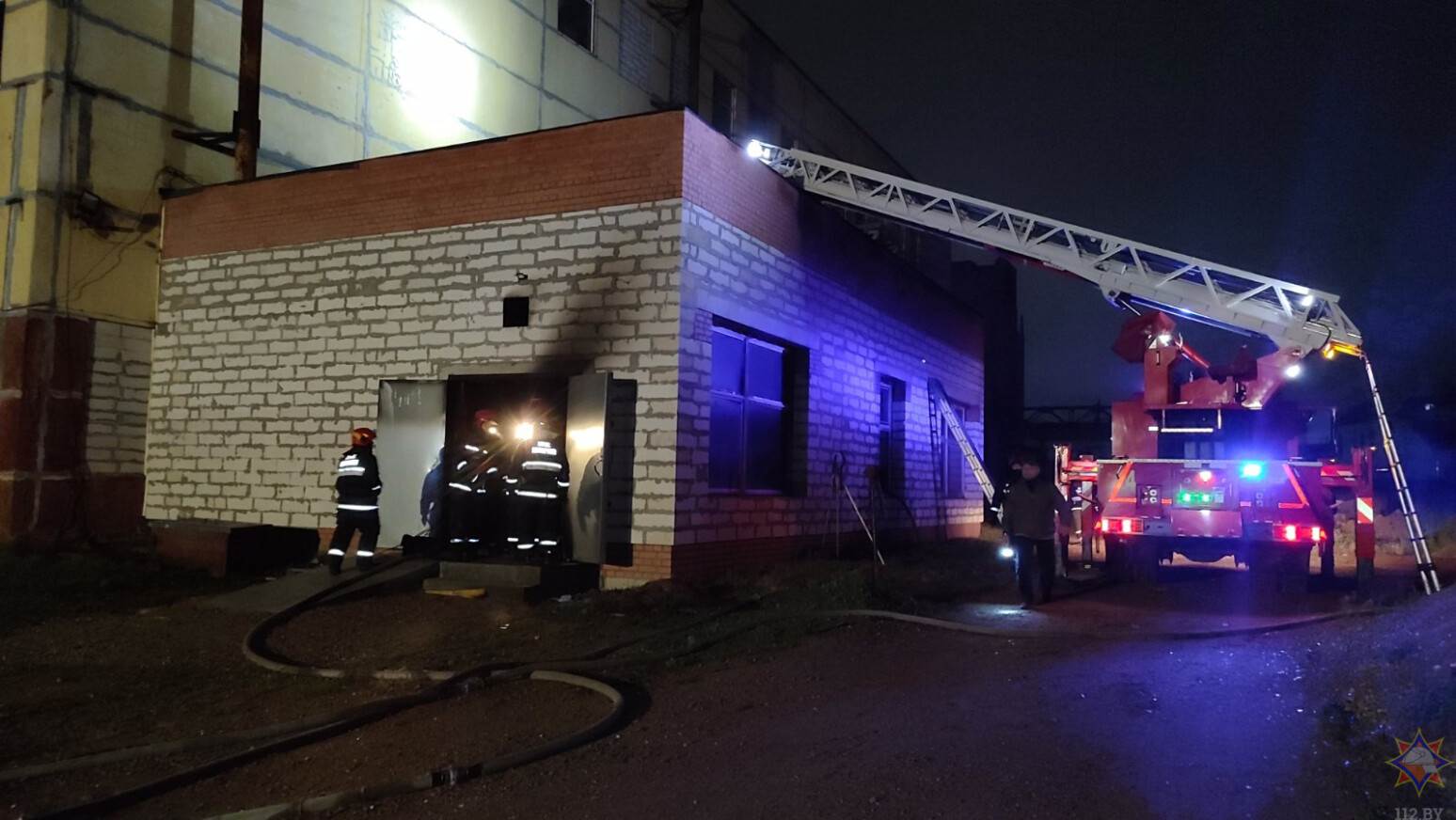 В Бобруйске пожарные ликвидировали возгорание в котельной на улице Первомайской