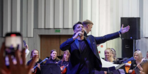 Мастер-класс Риккардо Форези и оркестра народных инструментов имени народного артиста Беларуси Леонида Иванова в Могилеве. Фото