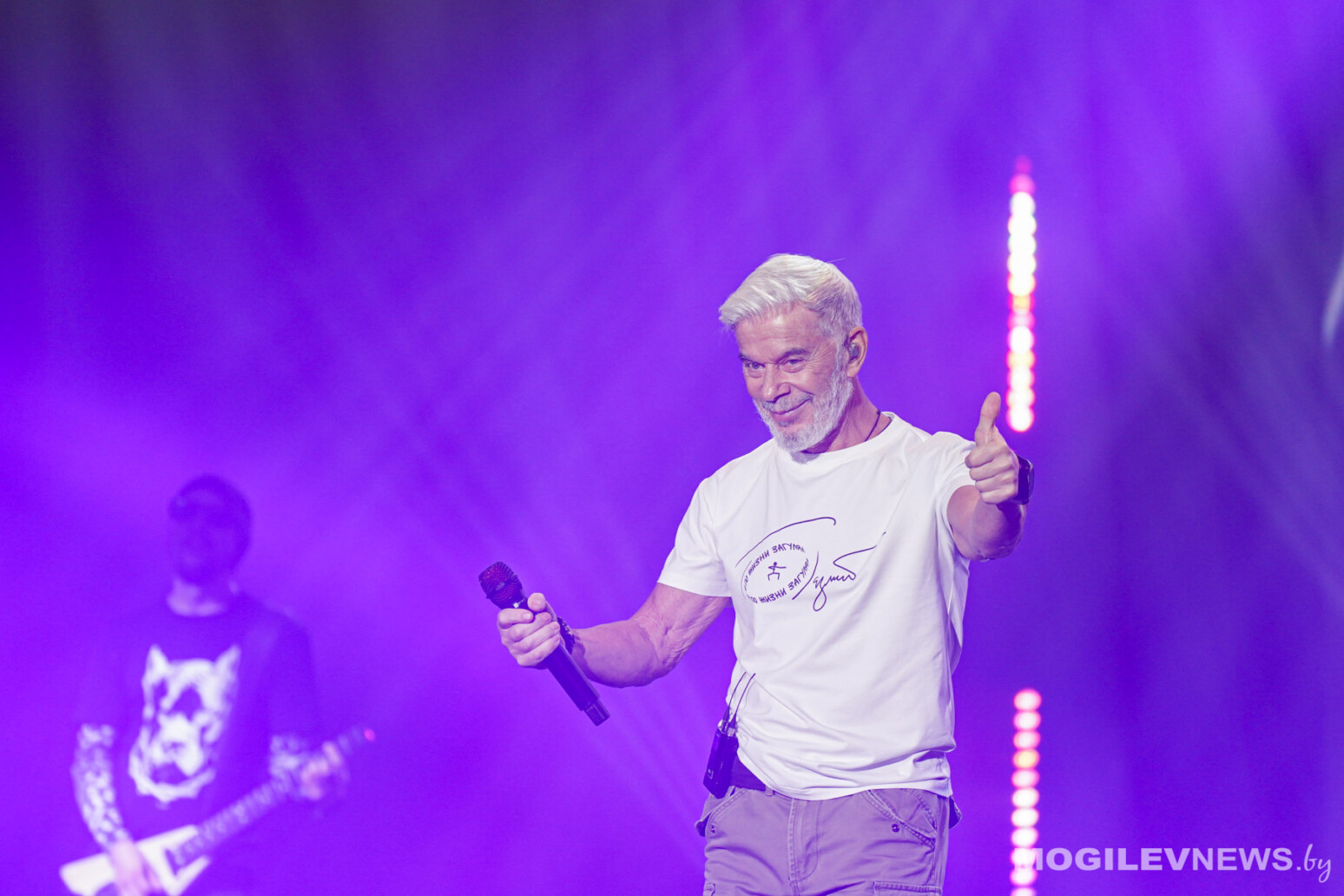 «Есаул» российской эстрады Олег Газманов на «Золотом шлягере» в Могилеве