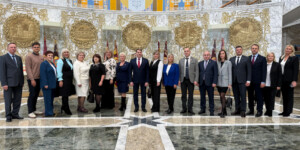 Делегация Могилевской областной организации РОО «Белая Русь» посетила Дворец Независимости. Фото