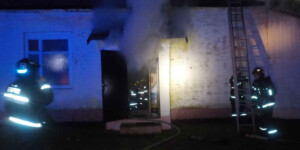 В Бобруйске ночью произошел пожар в банном комплексе