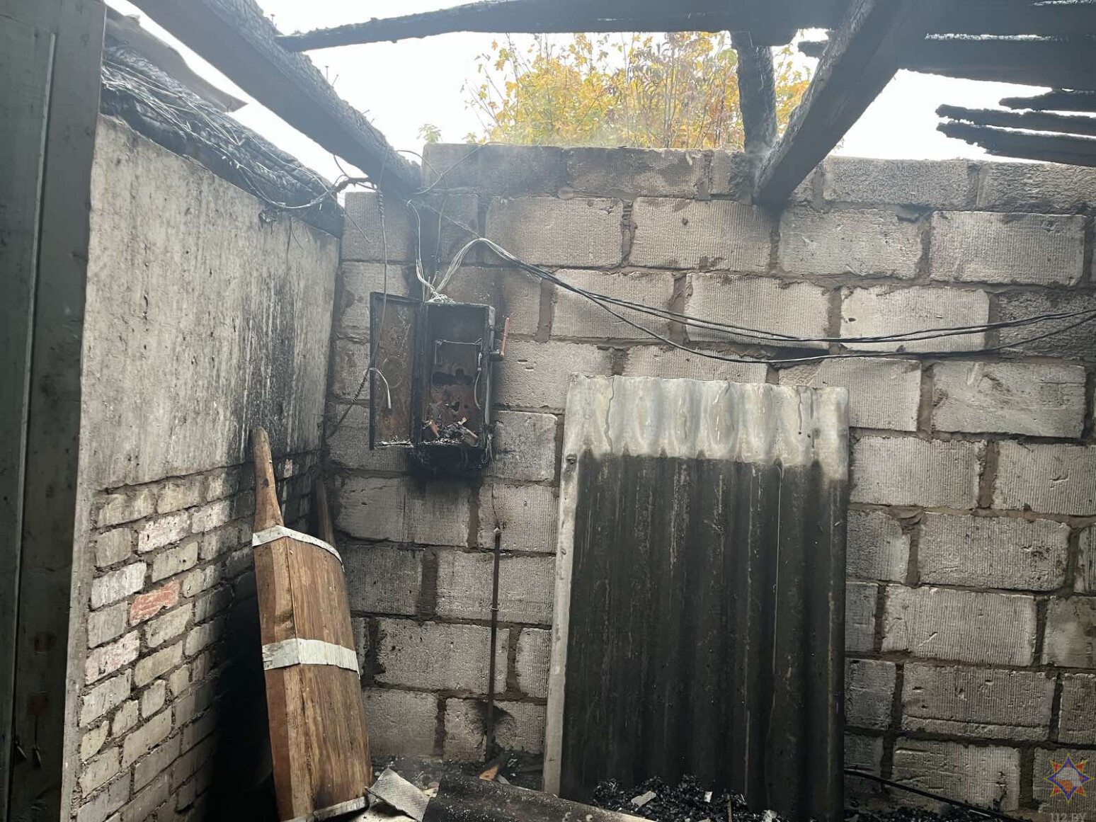 В Климовичском районе произошел пожар на пилораме