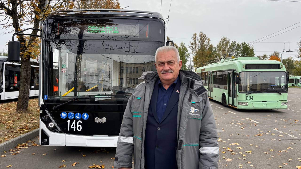 Могилевский троллейбусный парк пополнился новой техникой с автономным ходом