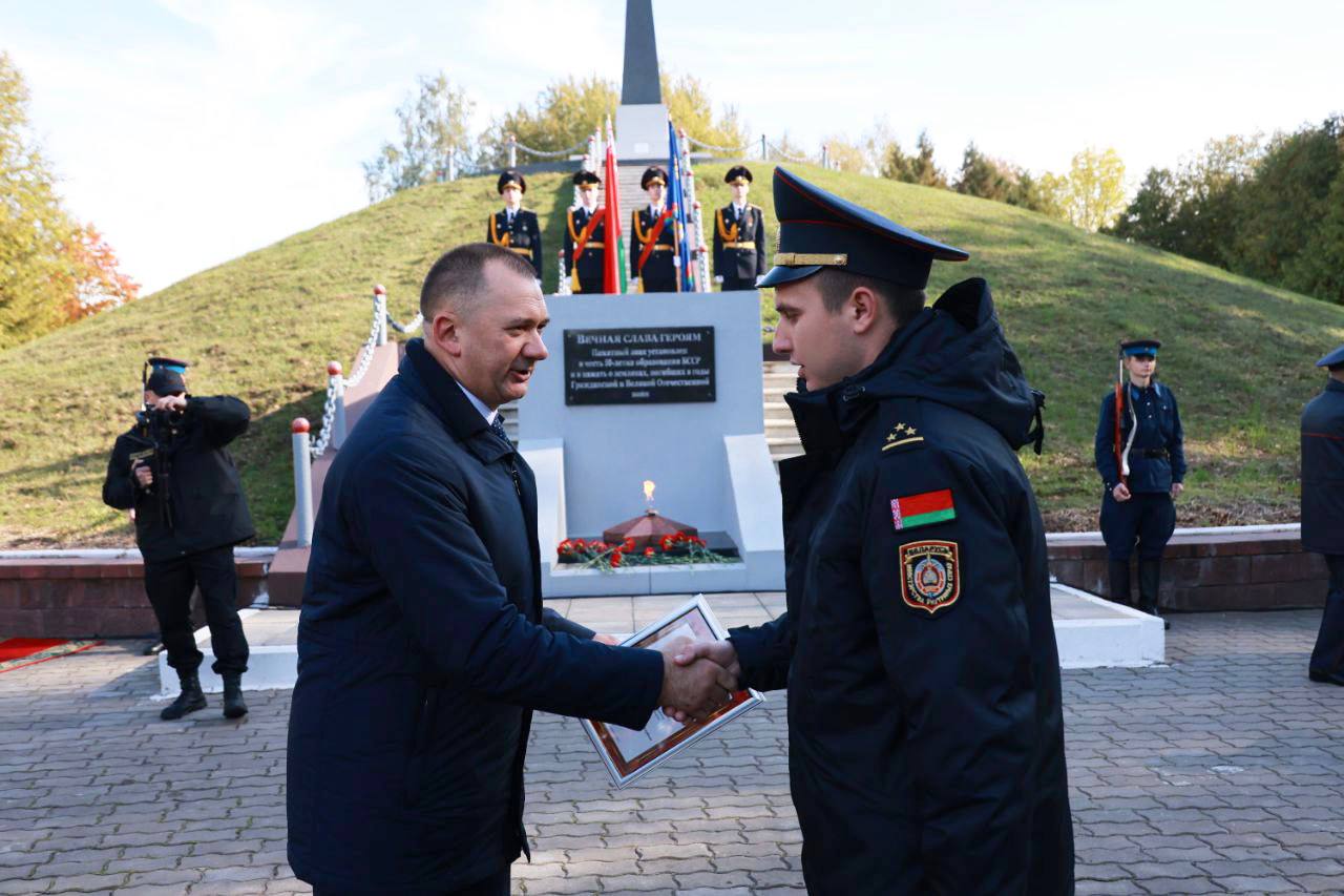 Сотрудники МВД Могилевщины награждены за помощь в уборочной кампании