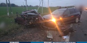 В Могилевском районе столкнулись четыре автомобиля: есть пострадавшие