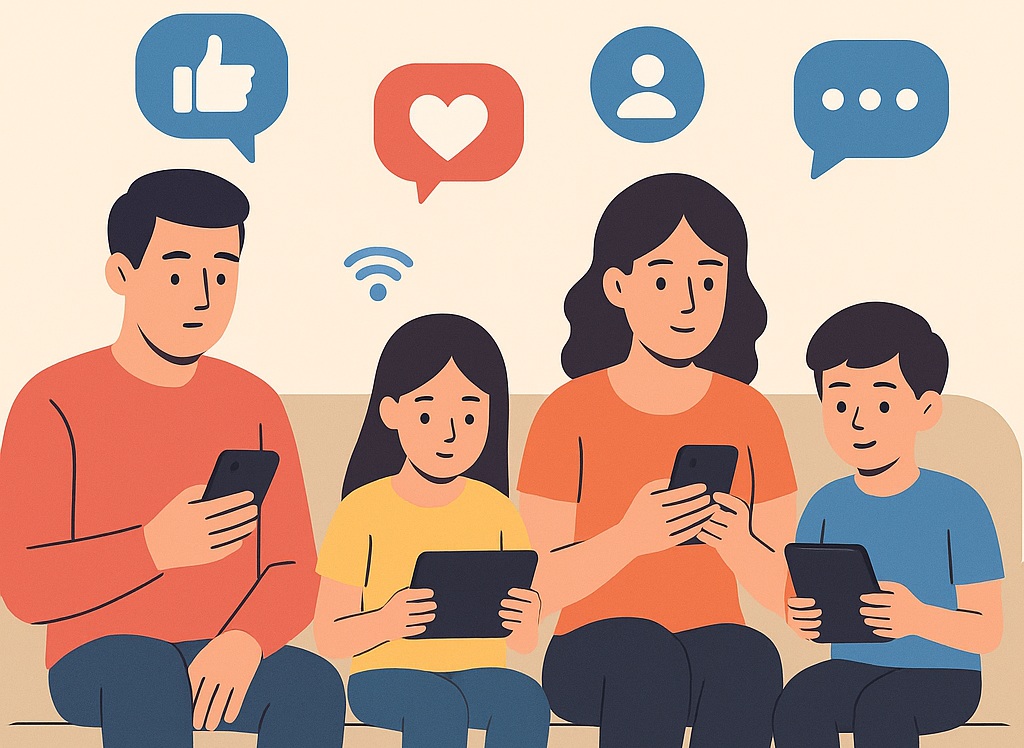 «Цифровой баланс в семье: как не потерять связь с близкими в мире социальных сетей»