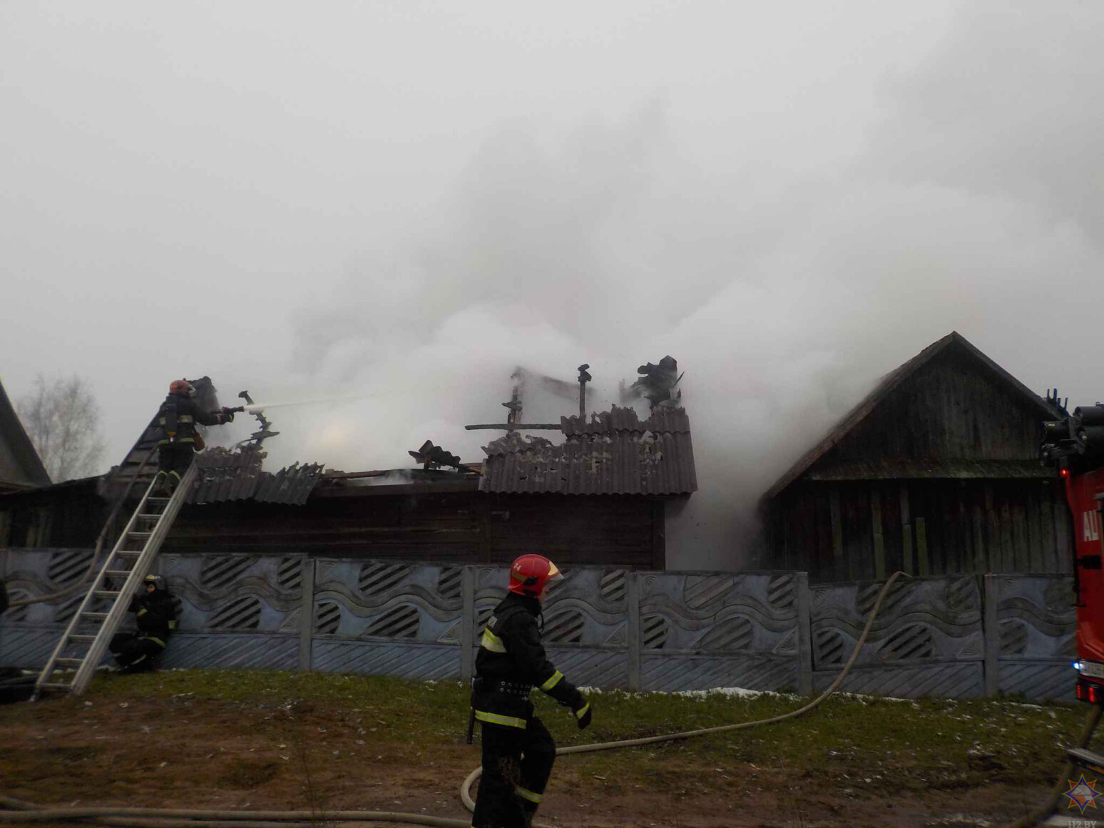 В Бобруйске в сгоревшей бане нашли тело мужчины