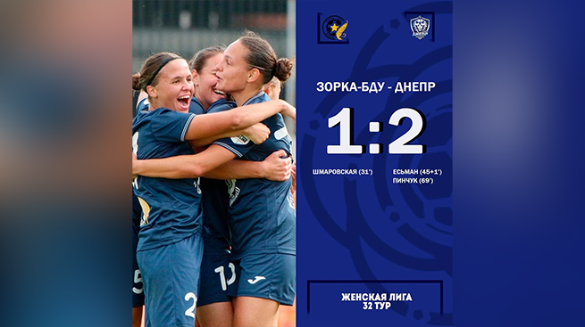 Рассказываем, как закончился финальный матч сезона для женской команды «Днепр-Могилев»