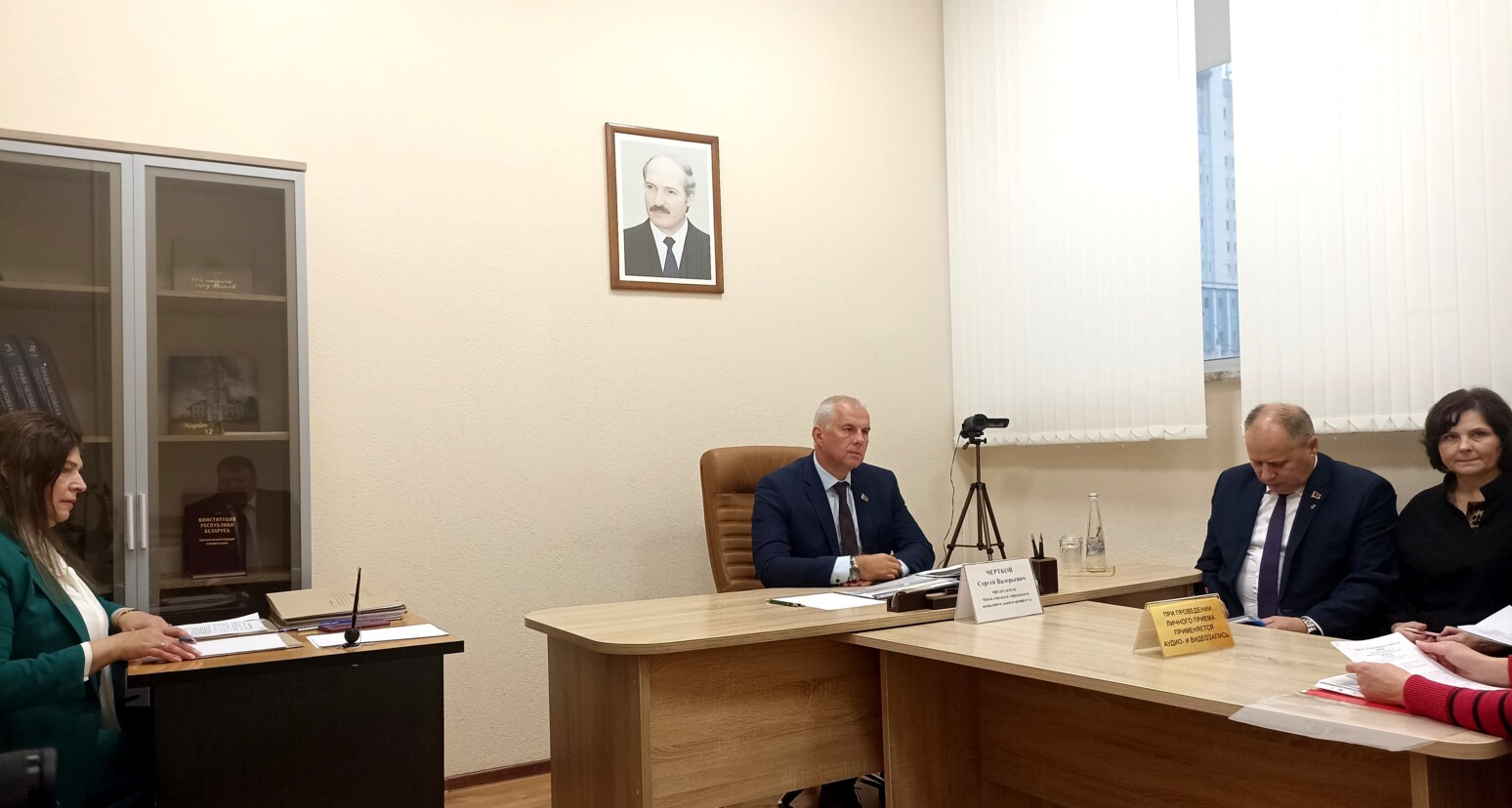 Прием граждан провел председатель Моггорисполкома Сергей Чертков