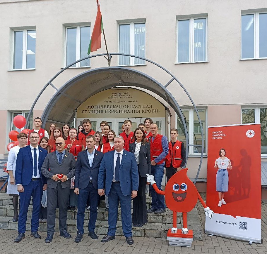 Акция под девизом «Спасать людей у нас в крови» прошла в Могилеве