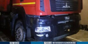 В Кричевском районе водитель грузовика насмерть сбил пешехода и скрылся