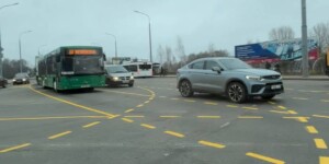 На проспекте Мира в Могилеве временно изменена организация дорожного движения из-за строительства подземного перехода