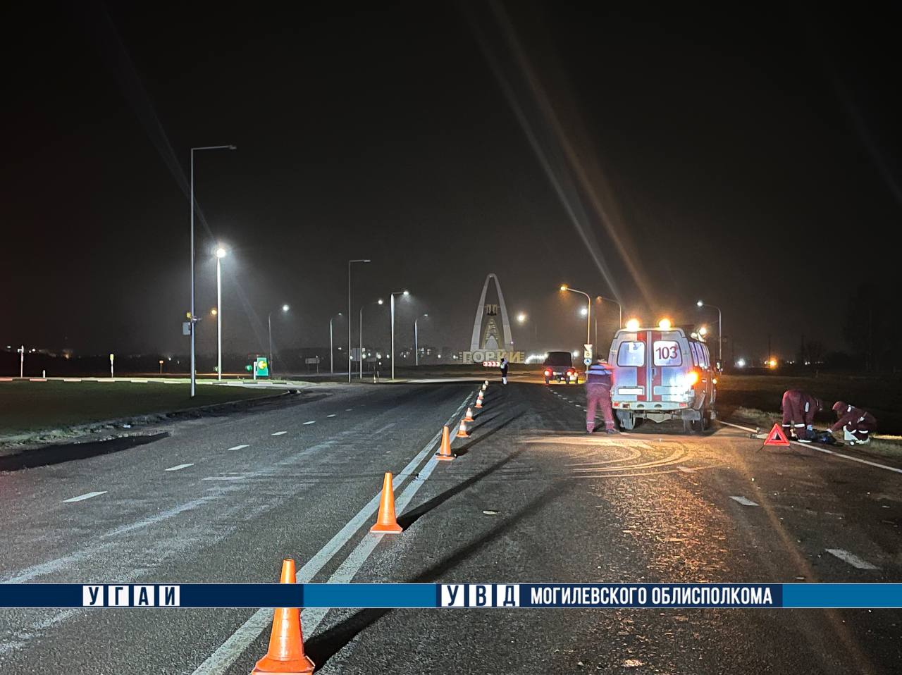 На въезде в Горки произошло смертельное ДТП