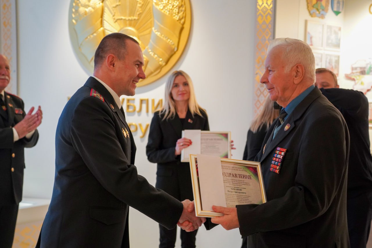 Ветераны органов внутренних дел Могилевщины приняли поздравления в свой праздник