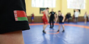 В Могилеве более 200 школьников вышли на ковер на турнире ОМОН по вольной борьбе