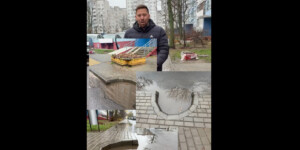 Опасный люк на бульваре Непокоренных: корреспондент «Могилевских ведомостей» разбирается на месте