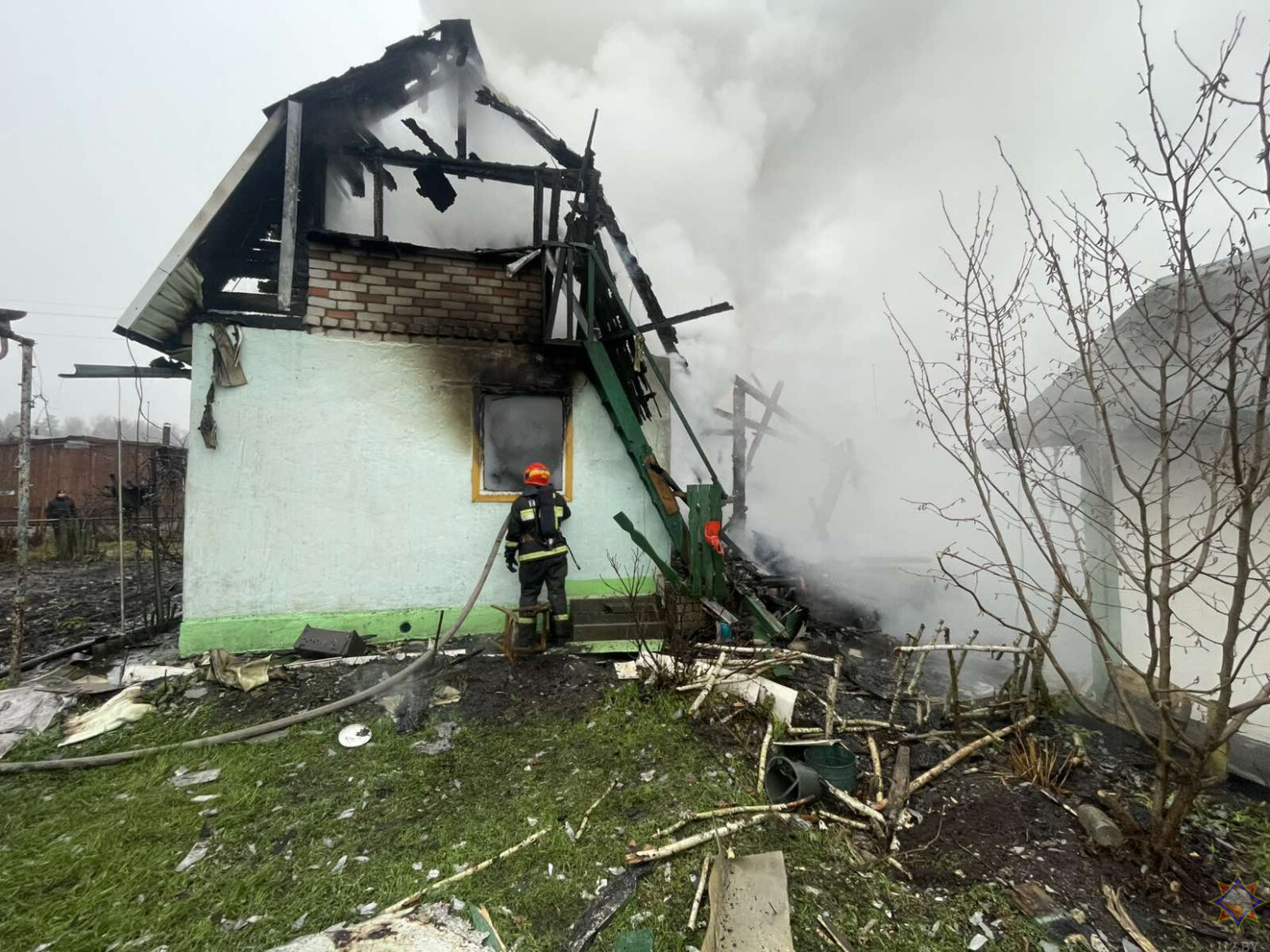 Трагедия под Могилевом: женщина погибла в пожаре дачного дома