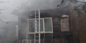 В Могилеве открытым пламенем горел частный дом