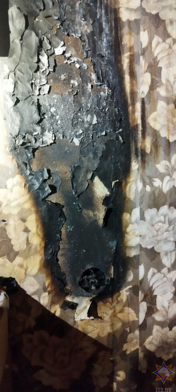 В бобруйском общежитии произошел пожар: система «Молния» сработала автоматически