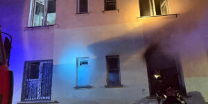 Пожар в Могилеве: трех человек пришлось спасать