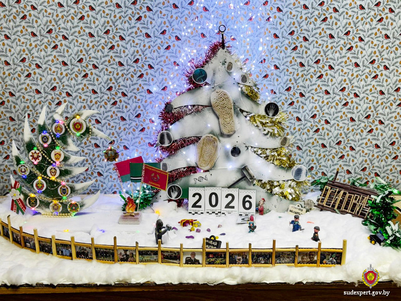 Новогодняя елка в виде ДНК: судебные эксперты посоревновались в креативности