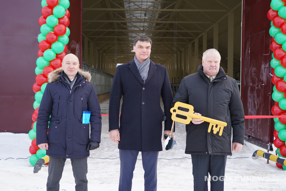Современный молочнотоварный комплекс открылся в Быховском районе. Фото