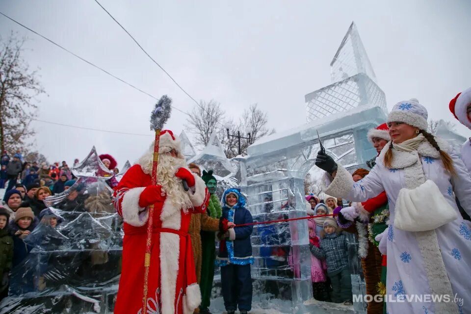 Новогодние празднества начнутся в Могилеве с 15 декабря. Программа мероприятий