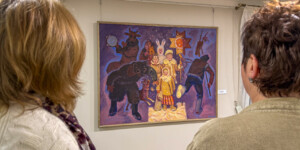 В Могилеве открылась выставка «Новогодняя сказка» супругов Крупенковых. Фото