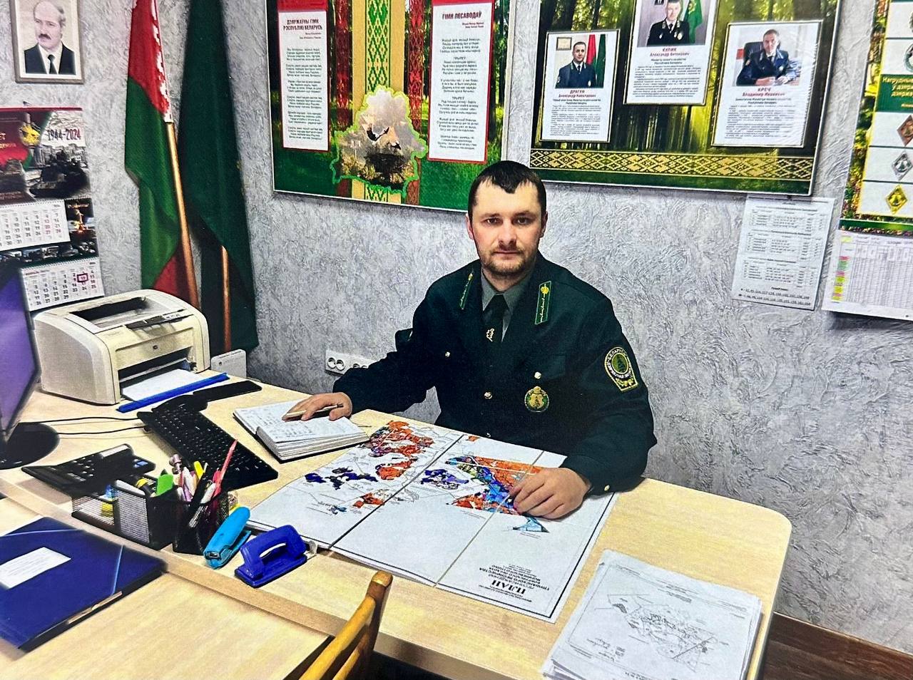 Лесничий из Бобруйского района стал призером республиканского конкурса наставников