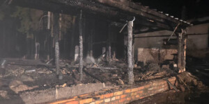 ЧП на ферме под Могилевом: полностью сгорел свинарник с животными