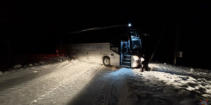 Скорая и автобус в снегу: спасатели за сутки дважды выезжали на помощь в Осиповичском районе