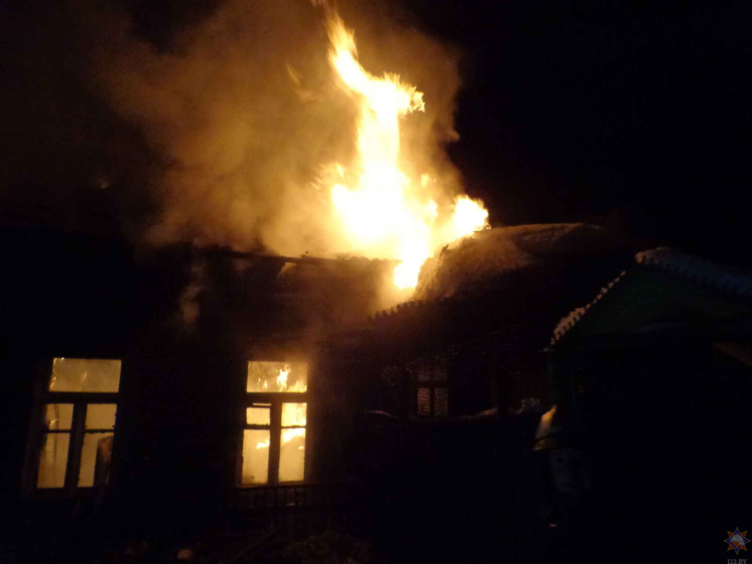 Трагедия под Бобруйском: пенсионер погиб при пожаре в собственном доме