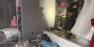 Пламя вместо фаты: в Могилеве загорелся свадебный салон на бульваре Ленина