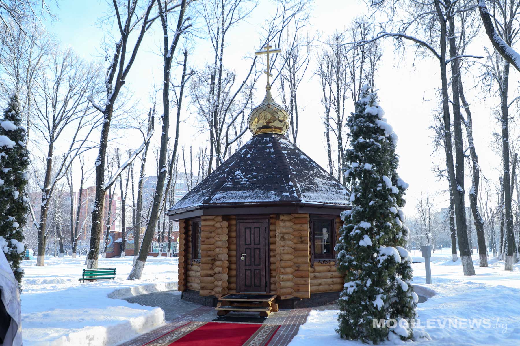 В Могилевском институте МВД освятили часовню. Фото