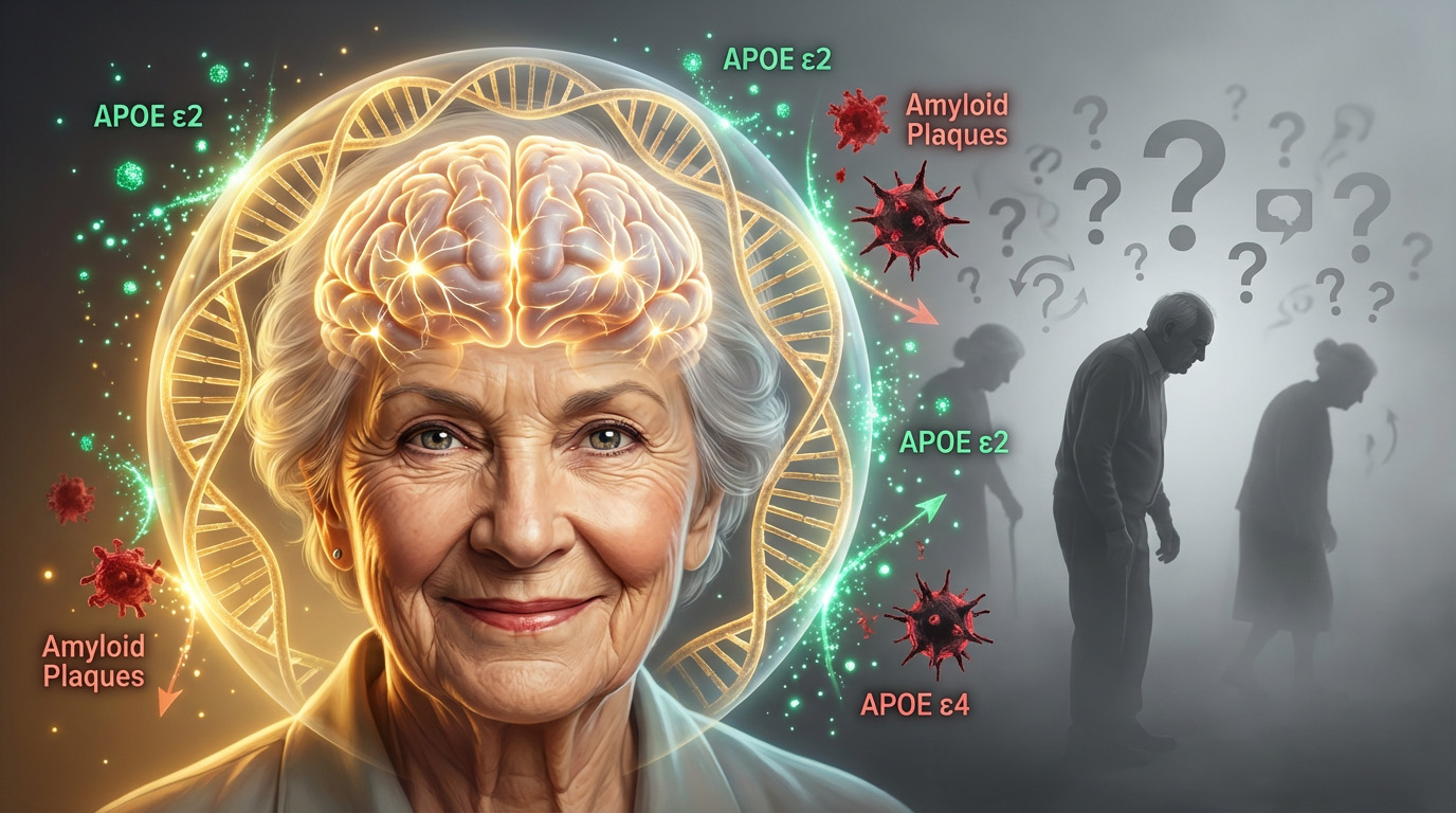 Объяснен секрет «суперстарения»: ген, который защищает мозг после 80 лет