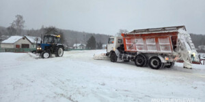 Все силы — на борьбу со стихией: как Могилев противостоит циклону «Улли». Фото