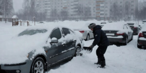 Штраф до 4 500 рублей: что ждет автовладельцев за неубранный снег у машины в 2026 году