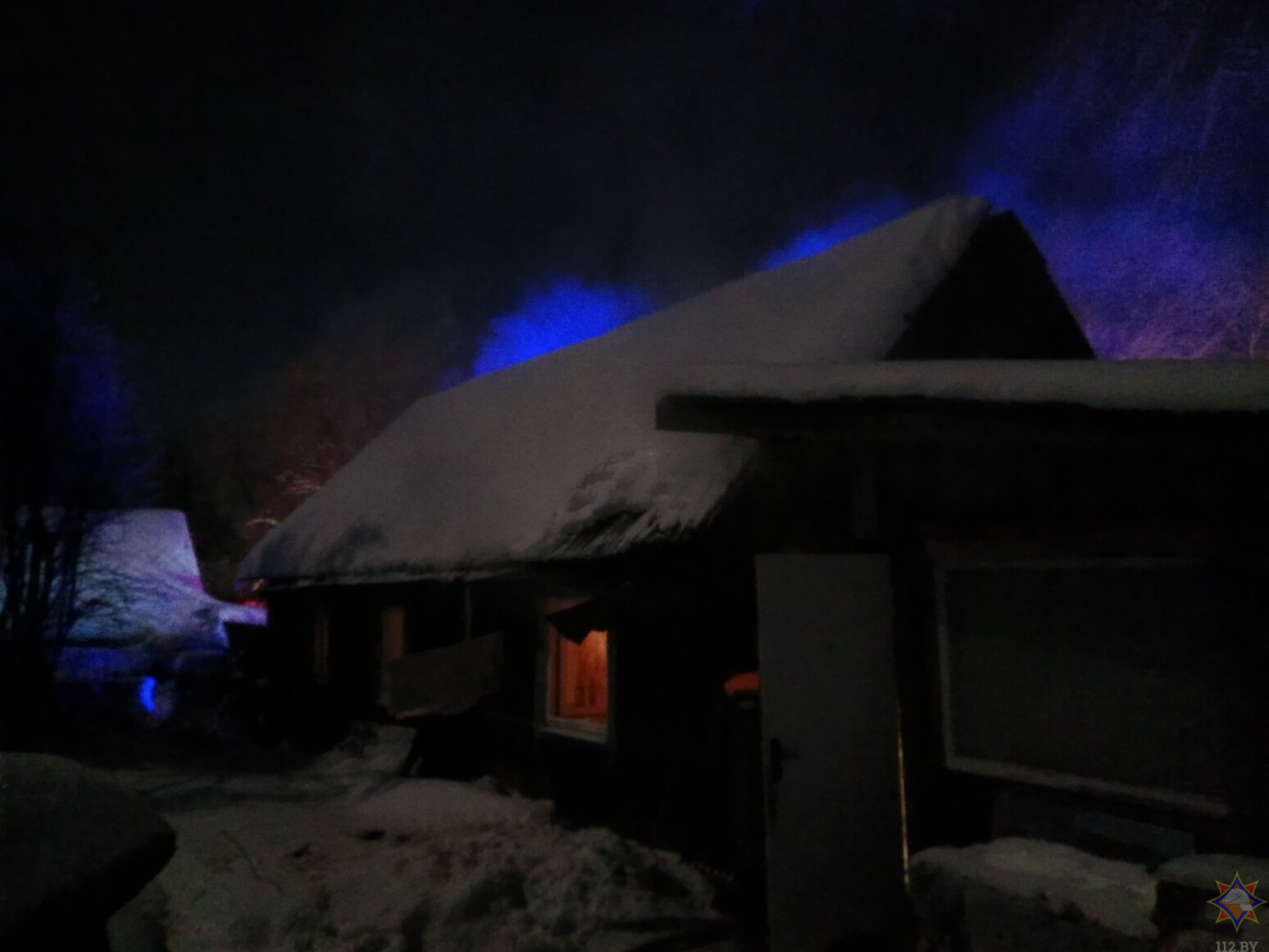 Пожарный извещатель спас жизнь мужчины в деревне Таймоново