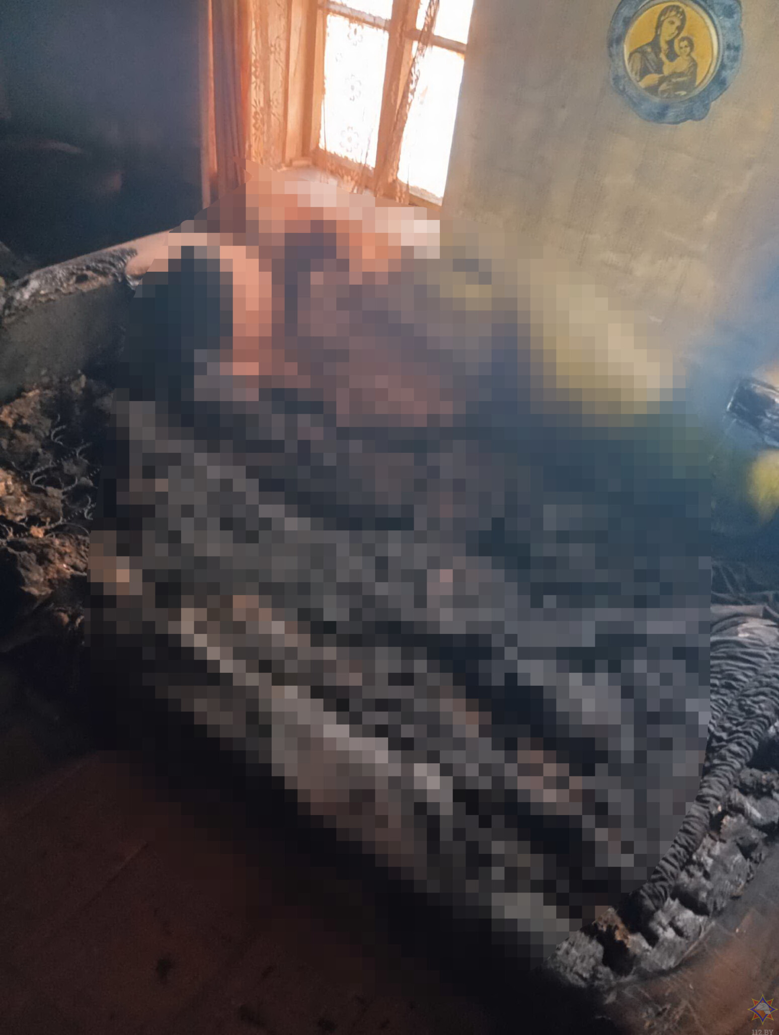 В Славгороде при пожаре в жилом доме погиб мужчина