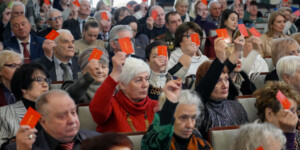 В Могилеве ветераны подвели итоги пятилетней работы и наметили планы дальнейшей деятельности.