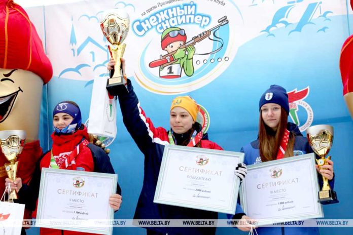 Золото «Снежного снайпера»: юная биатлонистка из Климовичского района стала лучшей